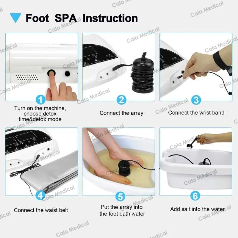 نحوه عملکرد دستگاه سم زدایی و یون تراپی Foot Spa به چه شکل است؟